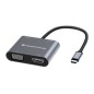 Adaptador CONCEPTRONIC 4 en 1 USB-C 3.0 Gris (DONN16G) Adaptador CONCEPTRONIC 4 en 1 USB-C 3.0 Gris (DONN16G)