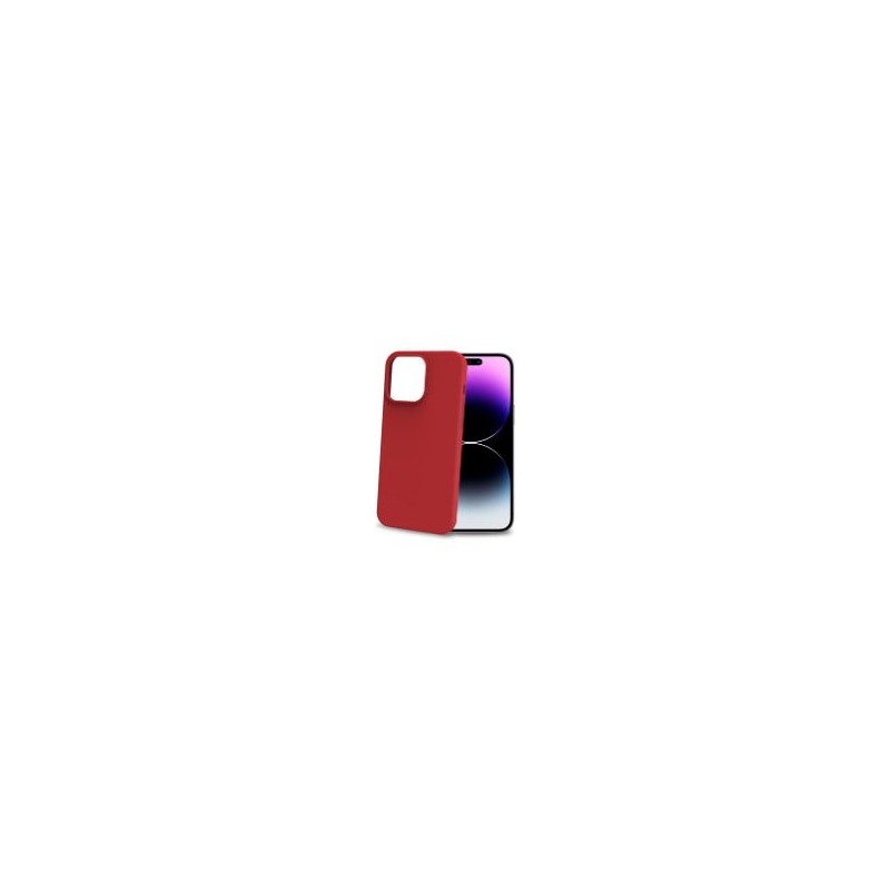 Funda CELLY Cromo iPhone 15 Pro Max Roja (CROMO1056RD)