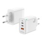 Cargador Pared AISENS 2Usb-C Usb-A 65W(ASCH-65W3P007-W) Cargador Pared AISENS 2Usb-C Usb-A 65W(ASCH-65W3P007-W)