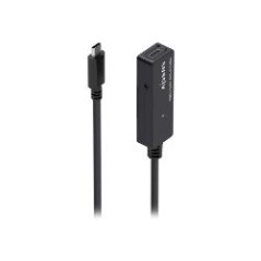 Cable AISENS USB-C/M a USB-C/H 5m Negro (A107-0869)