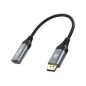 Cable EQUIP DP 1.2 a HDMI/H 15cm Gris/Negro (EQ133445) Cable EQUIP DP 1.2 a HDMI/H 15cm Gris/Negro (EQ133445)