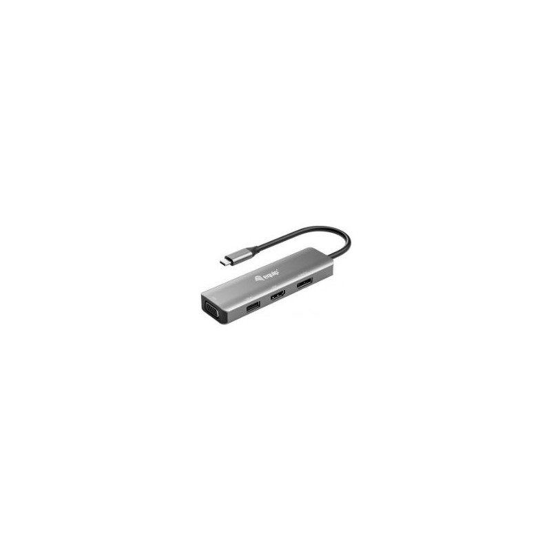 Adaptador EQUIP USB-C a USB-A/HDMI/DP/VGA (EQ133485)