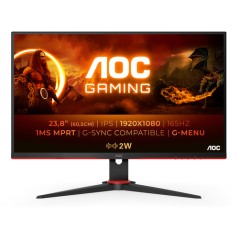 Monitor Gaming AOC 24" W-LED IPS FHD Negro (24G2SPU/BK)
