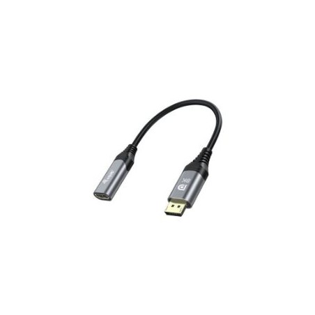 Cable EQUIP DP/M a HDMI/H 15cm Negro/Gris (EQ133446)