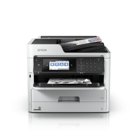 Multif Epson WF-M5799DWF A4 B/N Fax Blanca (C11CG04401)