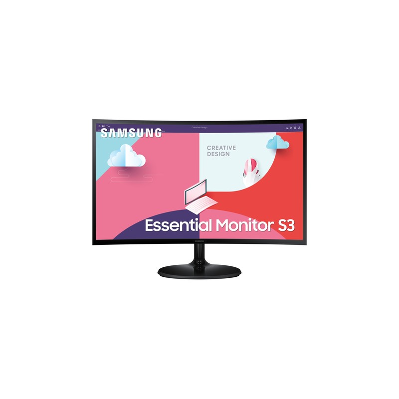 Monitor Samsung 24" FHD Curvo Negro (LS24C360EAUXEN)