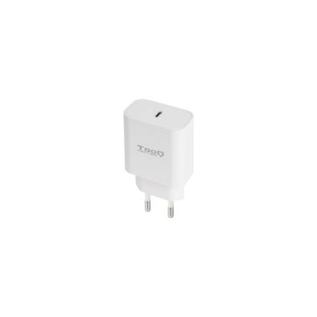 Cargador Pared TooQ USB-C 20W Blanco (TQWC-PDUSBC20W)