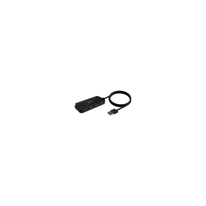 Hub AISENS USB-A 3.0 a 4xUSB-A 3.0 Negro (A106-0714)