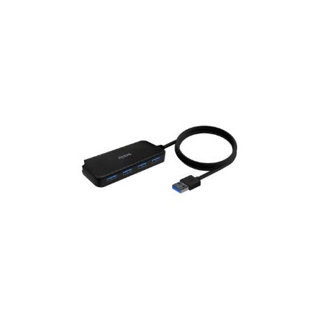 Hub AISENS USB-A 3.0 a 4xUSB-A 3.0 Negro (A106-0714)