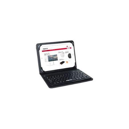 Funda+Teclado Approx 10.1" Folio BT Negra (APPIPCK06V2)