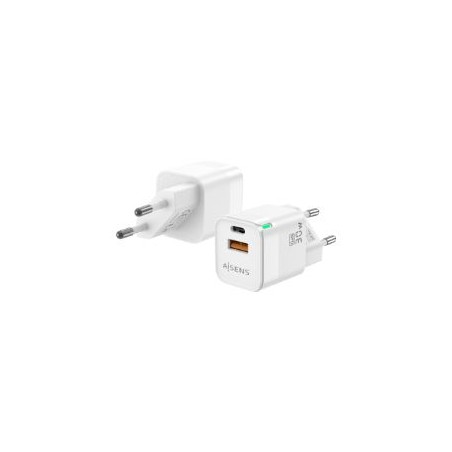 Cargador Pared AISENS Usb-A Usb-C 30W (ASCH-30W2P004-W)