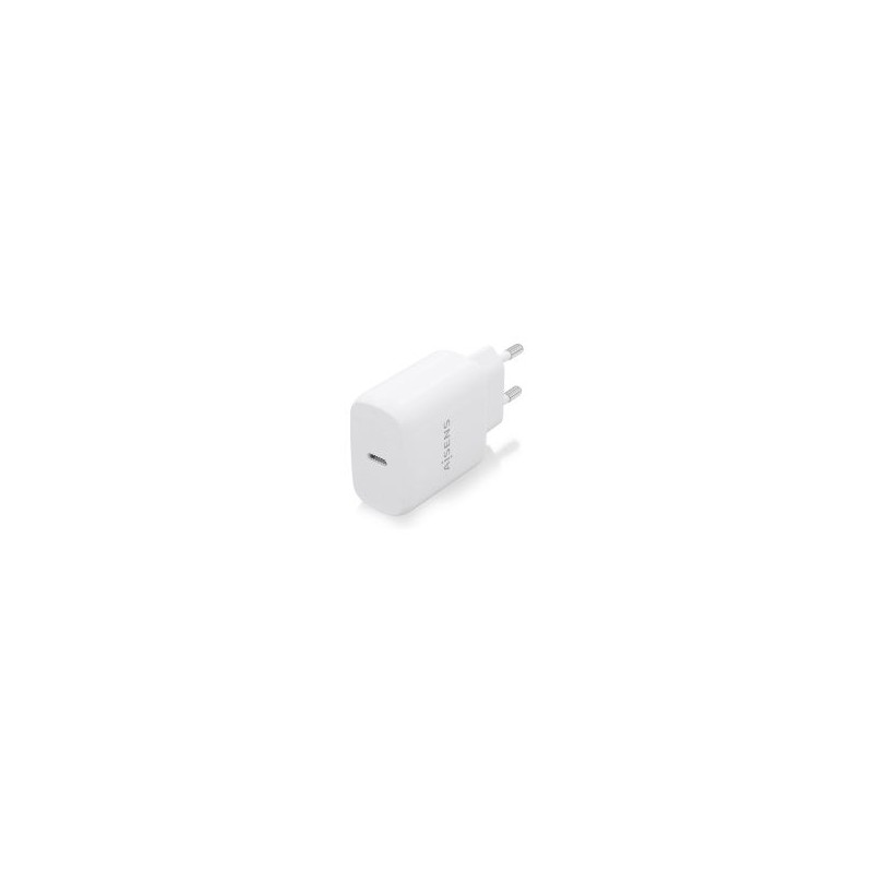 Cargador de Pared AISENS 1xUSB-C 25W Blanco (A110-0756) Cargador de Pared AISENS 1xUSB-C 25W Blanco (A110-0756)