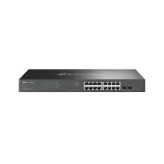 Switch TP-Link 16xRJ45 2xSFP PoE Rack Negro(TL-SG2218P)