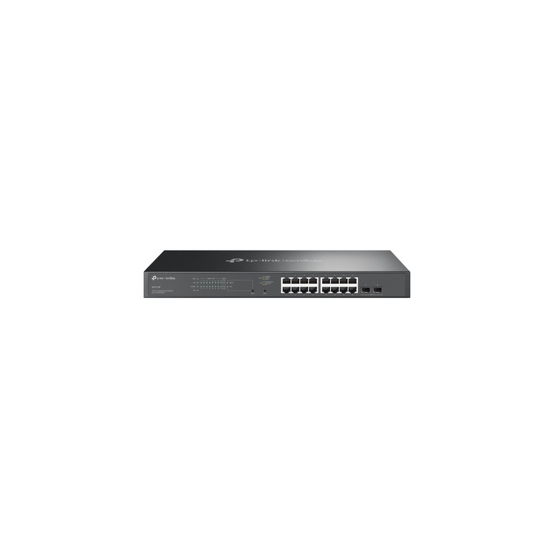 Switch TP-Link 16xRJ45 2xSFP PoE Rack Negro(TL-SG2218P) Switch TP-Link 16xRJ45 2xSFP PoE Rack Negro(TL-SG2218P)