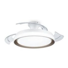Ventilador Techo Philips + Plafón Blanco (929004081801)