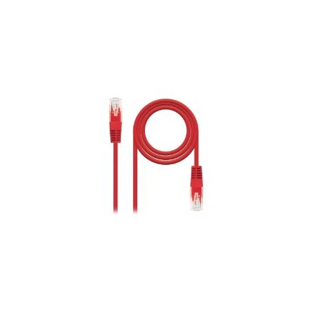 Latiguillo Nanocable Cat.6 UTP 1m Rojo (10.20.0401-R)