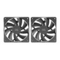 Ventilador Mars Gaming MF-PROX2 Kit 2 Negro (MFPROX2)