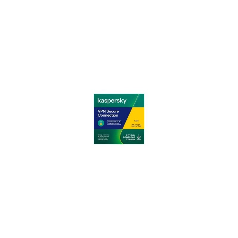 Antivirus Kaspersky VPN 3U 1A (KL1987S5CFS-MINI-ES) Antivirus Kaspersky VPN 3U 1A (KL1987S5CFS-MINI-ES)