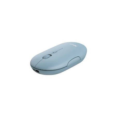 Ratón Trust Puck Óptico RF 2.4GHz Bluetooth Azul(24126)