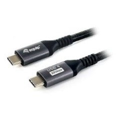 Cable EQUIP USB-C/M a USB-C/M 2m Negro (EQ128382)
