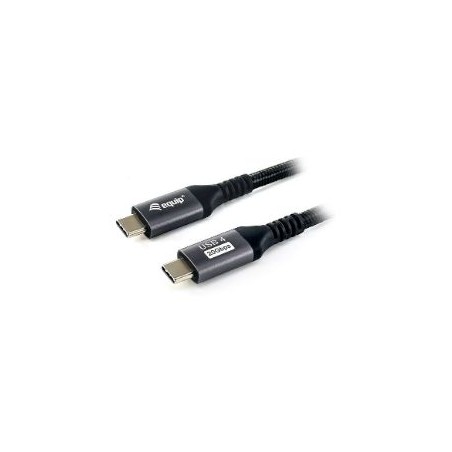 Cable EQUIP USB-C/M a USB-C/M 2m Negro (EQ128382)