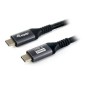 Cable EQUIP USB-C/M a USB-C/M 2m Negro (EQ128382)