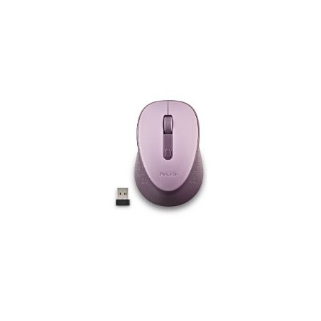 Ratón NGS Dew Lilac Wireless 1600dpi Lila (DEWLILAC)
