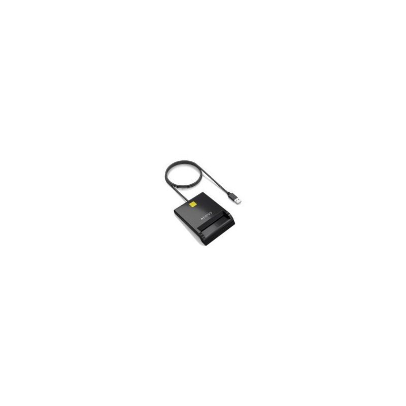 Lector Tarjetas AISENS DNIe USB2.0 Negro (ASCR-SN06-BK)