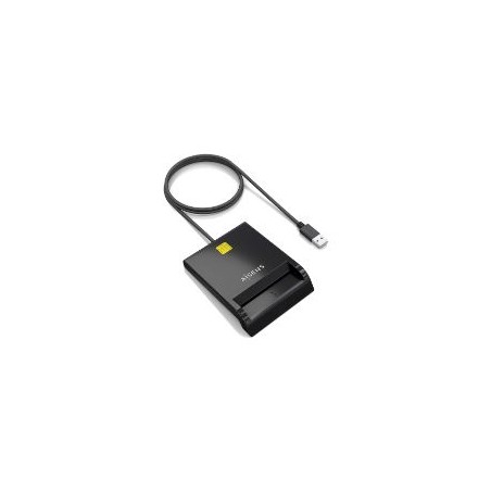 Lector Tarjetas AISENS DNIe USB2.0 Negro (ASCR-SN06-BK)