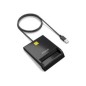 Lector Tarjetas AISENS DNIe USB2.0 Negro (ASCR-SN06-BK)