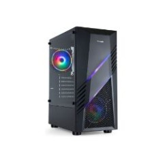 Caja Gaming TooQ Biohazard ATX mATX Negra (TQGCC102-B)