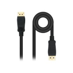 Nanocable DP 1.4/M a DP/M 1.5m Negro (10.15.2601-L150)