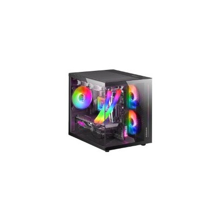 Caja Mars Gaming Custom mATX Mini-ITX Negra (MCVIEW)