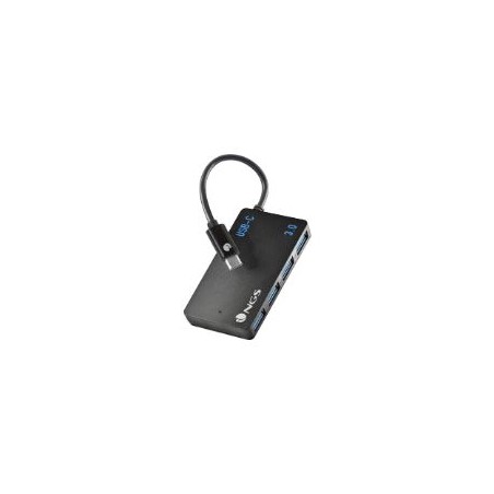 Hub NGS USB-C a 4xUSB-A 3.0 Negro (WONDERIHUB4)