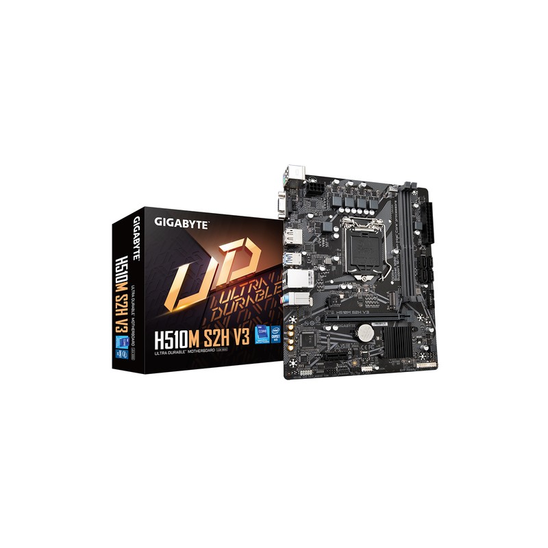 GIGABYTE H510M S2H V3:(1200) 2DDR4 HDMI VGA DP mATX