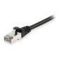Latiguillo EQUIP Cat.6 S/FTP 3m Negro (EQ606105)