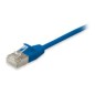 Latiguillo EQUIP Cat.6a S/FTP 0.5m Azul (EQ606133)