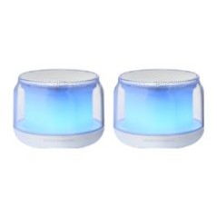 Altavoces Mars Gaming 15W RGB 3.5mm BT Blanco (MSAURAW)