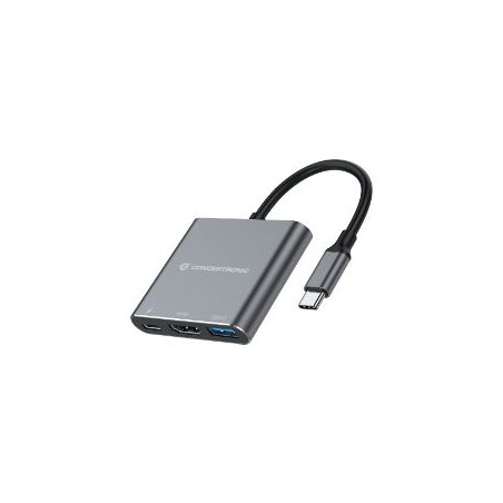Adaptador CONCEPTRONIC USB-C a HDMI/USB-A/C (DONN18G)