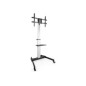 Soporte Pie TOOQ con ruedas 37-86" 50Kg (FS1886M-B)