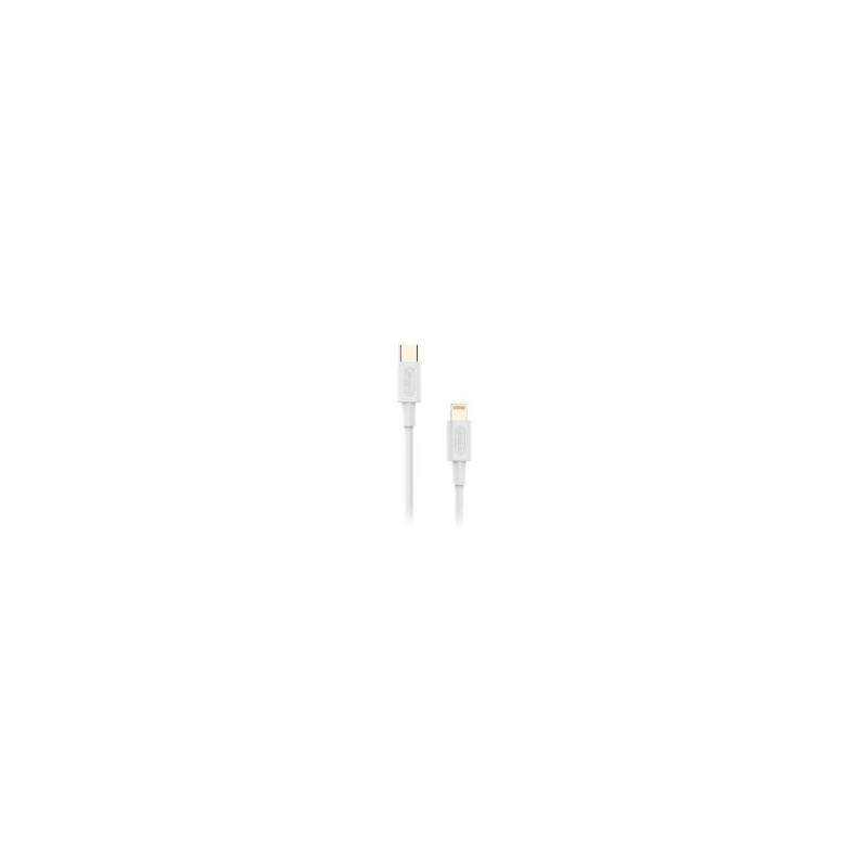 Cable NUBBEH USB-C/Lightning 1m 2A Blanco (NBTCABLCLW1)