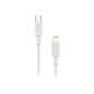 Cable NUBBEH USB-C/Lightning 1m 2A Blanco (NBTCABLCLW1)