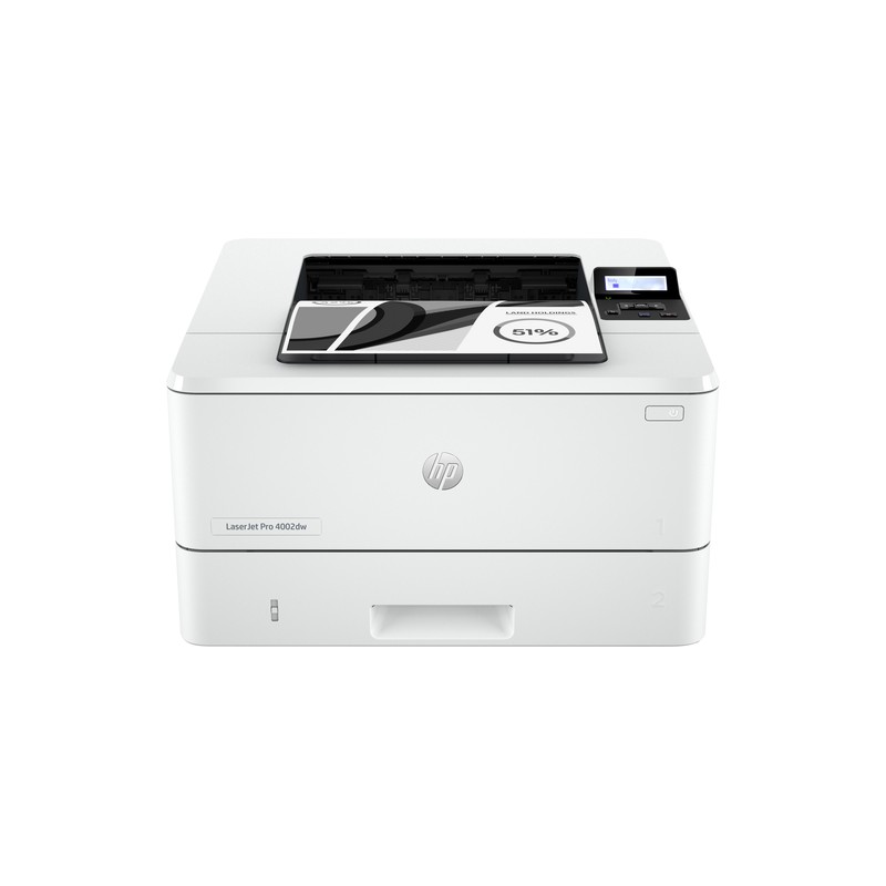 HP LaserJet Pro 4002DW A4 B/N Dúplex Blanca (2Z606F)