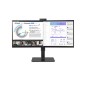 Monitor LG 34" UltraWide DQHD Curvo WebCam (34BQ77QC-B)