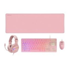 Kit Mars Gaming Tecl/Ratón/Auric/Alfombrill(MCPRGB3PES)