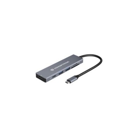 Dock CONCEPTRONIC 6en1 USB-C a HDMI/USB/SD/TF (DONN23G)