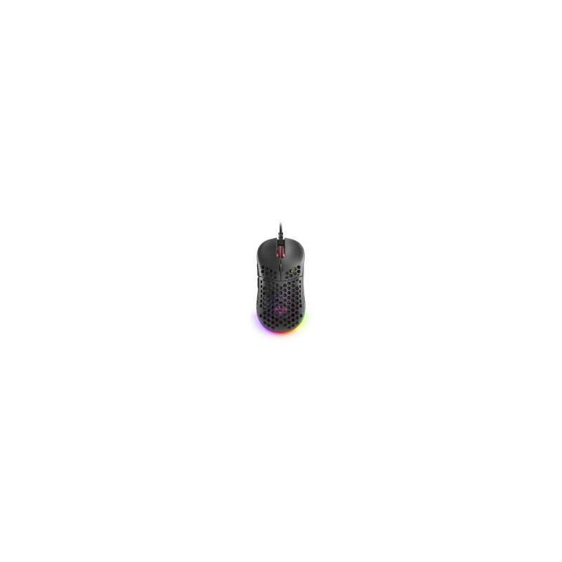 Ratón Mars Gaming RGB USB-A 12800dpi Negro (MM55)