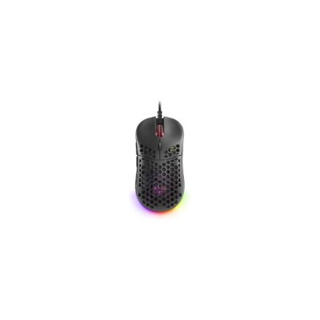 Ratón Mars Gaming RGB USB-A 12800dpi Negro (MM55)