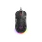 Ratón Mars Gaming RGB USB-A 12800dpi Negro (MM55)