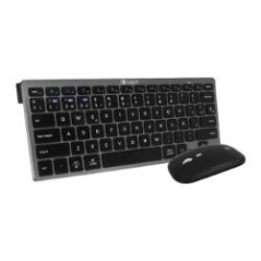 T+Ratón SUBBLIM Compacto RF Gris/Negro (SUBKBC-OCO020)